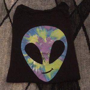 Tie-dye Alien 👽 Face Shirt